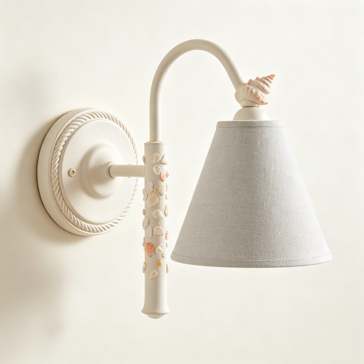 Coastal Shell Wall Sconce
