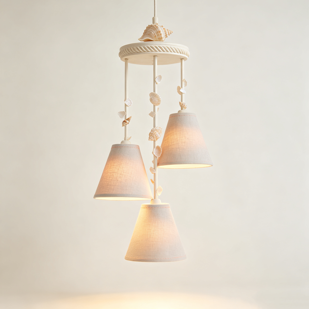 Coastal Shell 3-Light Pendant