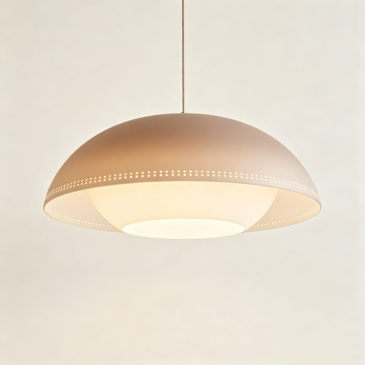 Nude Double Layer Dome Pendant Light